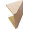 Ekena Millwork 12"W x 12"D x 12"H Wide Concord Rough Cedar Woodgrain TimberThane Corbel, Primed Tan CORUR12X12X12CONRCPR - alternate 5